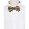 INSPIRE CHIC Men's Two Color Layered Adjustable Solid Color Bow Ties - 4 of 4