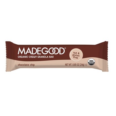 MadeGood Snack Bars Chocolate Chip - 0.85oz