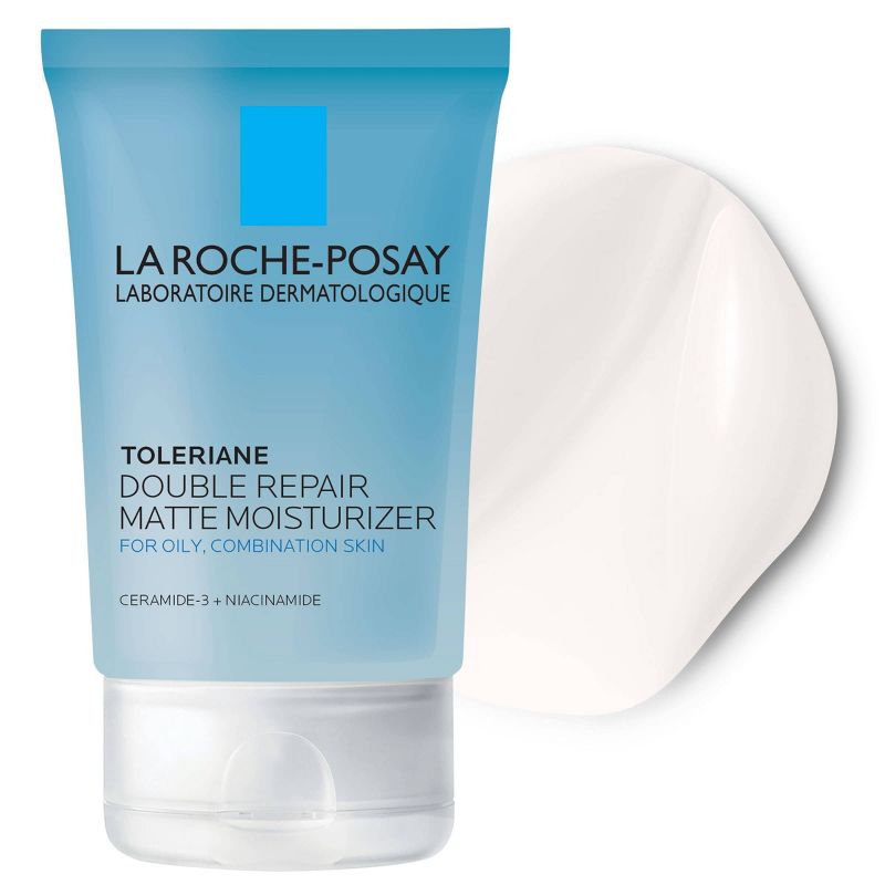 La Roche Posay, Toleriane Double Repair Matte Face Moisturizer, Daily Gel Face Moisturizer with Ceramide and Niacinamide for Oily Skin - 2.5 fl oz, 3 of 11
