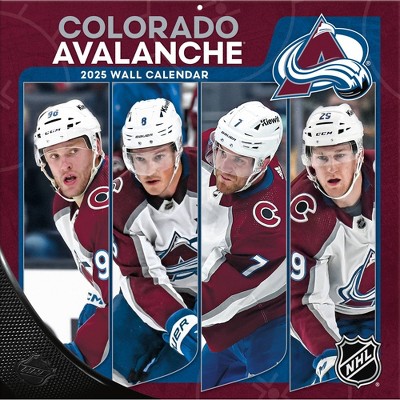 NHL Colorado Avalanche 2025 12"x12" Team Wall Calendar