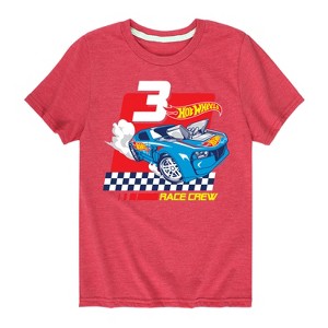Boys' - Hot Wheels - Race Crew 3 Yrs Short Sleeve Graphic T-Shirt - 1 of 3
