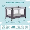 MYKKO Nest Portable Playard in Grey with Carrybag an Shoulder Strap, Lightweight, Packable and Easy Setup Baby Playard - 3 of 4