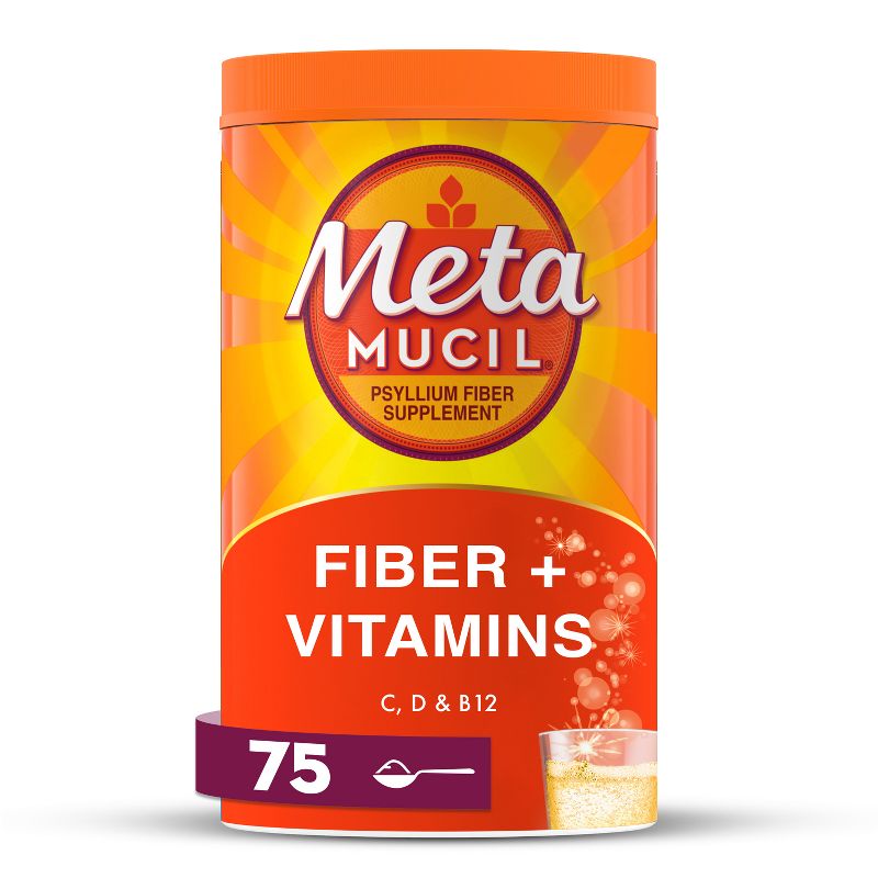Metamucil Fiber + Vitamins Powder - Citrus - 24.9oz, 1 of 11