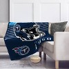 NFL Tennessee Titans Helmet Stripes Flannel Fleece Blanket - 2 of 3