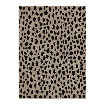Daffodil Leopard Print Woven Rug - Threshold™