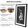 Americanflat 20x28 Picture Frame with Polished Plexiglass - Use as 16x24 Frame with Mat or 20x28 Frame Without Mat - Soho Collection - Black - 4 of 4