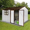 NicBex 10x8Ft Metal Garden Sheds, Outdoor Storage Sheds, Gazebos with a Practical Apex Roof, Carports with Window for Natural Light - 3 of 4