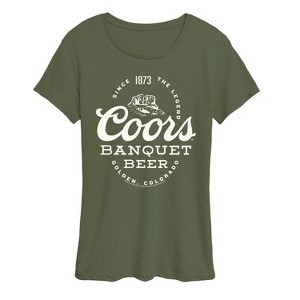 Women's - Coors - Banquet Beer Short Sleeve Graphic T-Shirt - 1 of 3