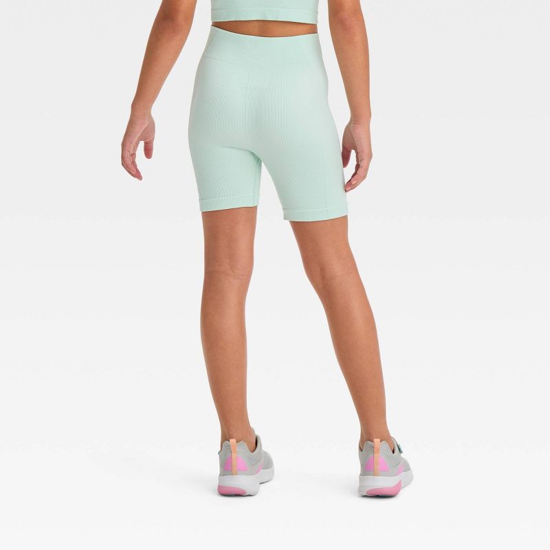 Girls&#39; Seamless Bike Shorts - All In Motion™, 3 of 5
