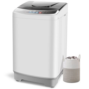 HOMDOX 16.5Lbs Portable Washing Machine, 2.3Cu.ft Full-Automatic Compact Washer Machine, LED Display, 10 Programs 8 Water Levels for Apt, Dorms, RV - 1 of 4