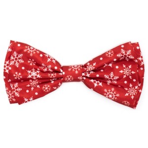 The Worthy Dog Let It Snow Bow Tie Adjustable Collar Attachment Accessory - 1 of 1