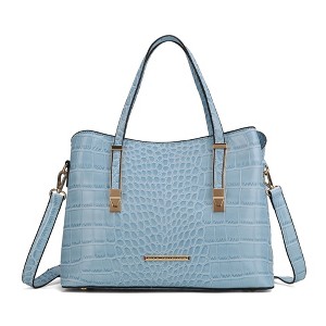 MKF Collection Aurelia Crocodile-Embossed Vegan Leather Women's Tote Stylish Shoulder Handbag by Mia K - 1 of 4