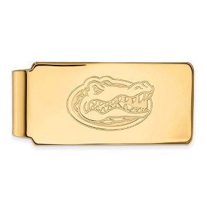 Black Bow Jewelry 10k Yellow Gold Florida Gators NCAA Money Clip - 1 of 3