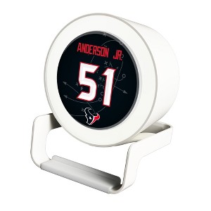 NFL Houston Texans Players Game Tactic Night Light Charger and Bluetooth Speaker - 1 of 3
