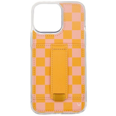 Walli Cases Check Me Out Phone Case with Wallet and Finger Strap