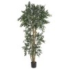 Nearly Natural 6-ft Green Ash Silk Tree - image 2 of 3