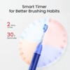 Oclean electric toothbrush travel kit, 120 days battery life, portable 2-in-1 dustproof design, 2 brushing modes, 2 mins timer, 30s switch area - 2 of 4