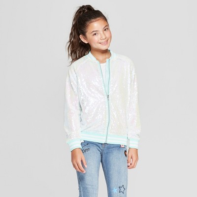 target girls sequin jacket