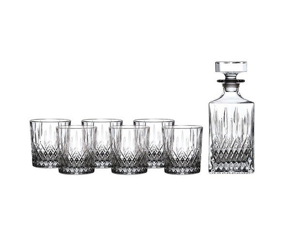 Royal Doulton&#174; Earlswood 5pc Whiskey Decamter and Tumblers Set