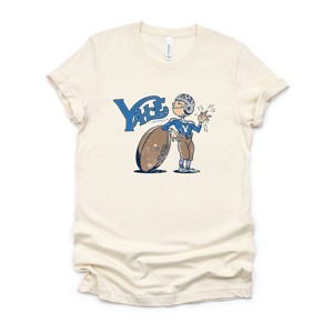 Yale University Football Character - Women's Short Sleeve Graphic T-Shirt - 1 of 4