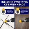 Impresa [10 Pack] 3/4 W Drill Brush Attachment & 6 Extender, 5 Tapered & 5 Flat, Drill Attachments for Cleaning, 5/8"L - 2 of 4