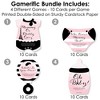 Big Dot of Happiness Paris, Ooh La La - 4 Paris Themed Baby Shower Games - 10 Cards Each - Gamerific Bundle - 3 of 4