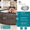 Bestway SaluSpa St Moritz AirJet 5 to 7 Person Inflatable Hot Tub Round Portable Outdoor Spa with 180 AirJets and EnergySense Energy Saving Cover - 3 of 4