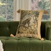 Mina Victory Vintage Monkey On Branch 21" x 24" Multicolor Indoor Throw Pillow - 2 of 4