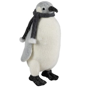 Northlight Standing Penguin with Winter Scarf Christmas Figurine - 11.5" - 1 of 4