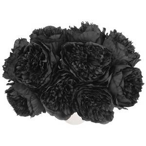 Unique Bargains Artificial Realistic Appearance Durable Faux Peony Flower 12.6'' Long 20 Pcs - 1 of 3