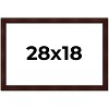 PosterPalooza | Distressed Brown Picture Frame - UV Acrylic, Backing Board, Hanging Hardware Included - 2 of 4