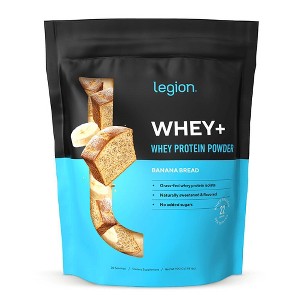 Whey+ Natural Whey Protein Powder - Banana Bread - 30 Servings - 1 of 4