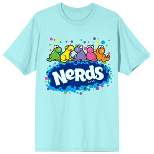 Nerds Characters Crew Neck Short Sleeve Celadon Women's T-shirt