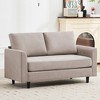 Hyleory Cozy Comfort Loveseat for Living Room, Small Space, Office, Apartment, Breathable Soft Fabric Sofa - 2 of 4