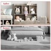 TackView 3-Tier Wooden Toy Storage Organizer & Bookshelf,5-Section Book Rack Daycare Furniture,for Nursery,Bedroom,School - 4 of 4