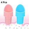 Unique Bargains Plastic Reusable Mini Lightweight Party Ice Cream Cone Scoop 4 Pcs - 3 of 4