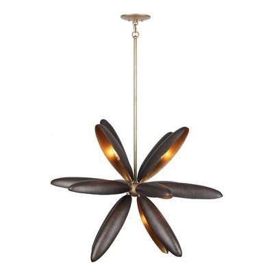 Centura Burnished Gold 14-Light Sputnik Chandelier