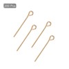 Unique Bargains DIY Craft Necklaces Bracelets Earrings Jewelry Making Iron 21 Gauge Eye Pins 200 Pcs - 3 of 4