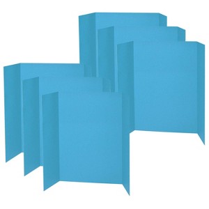 Pacon® Presentation Board, Sky Blue, Single Wall, 48" x 36", Pack of 6 - 1 of 2