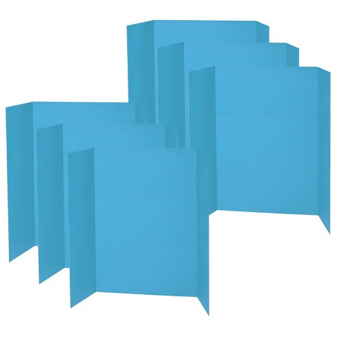 Pacon Presentation Board, Blue, Single Wall, 48 x 36, Pack of 6