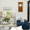 Bedford Clock Collection Golden Oak Chiming Pendulum Wall Clock - 3 of 4