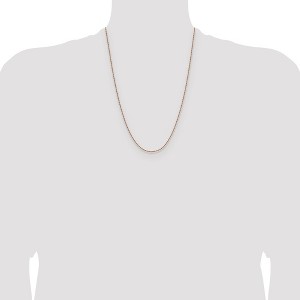 Chisel Stainless Steel Polished Rose IP-plated 1.5mm 24" Rope Chain Necklace - 1 of 4