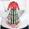 Big Dot of Happiness Christmas Pajamas - DIY Holiday Plaid PJ Party Money Holder Gift - Cash Cake - 3 of 4