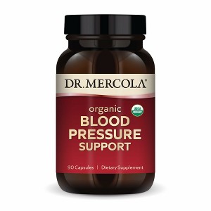 Dr. Mercola, Blood Pressure Support Dietary Supplement, 90 Servings (90 Capsules), Non GMO, Soy Free, Gluten Free - 1 of 4