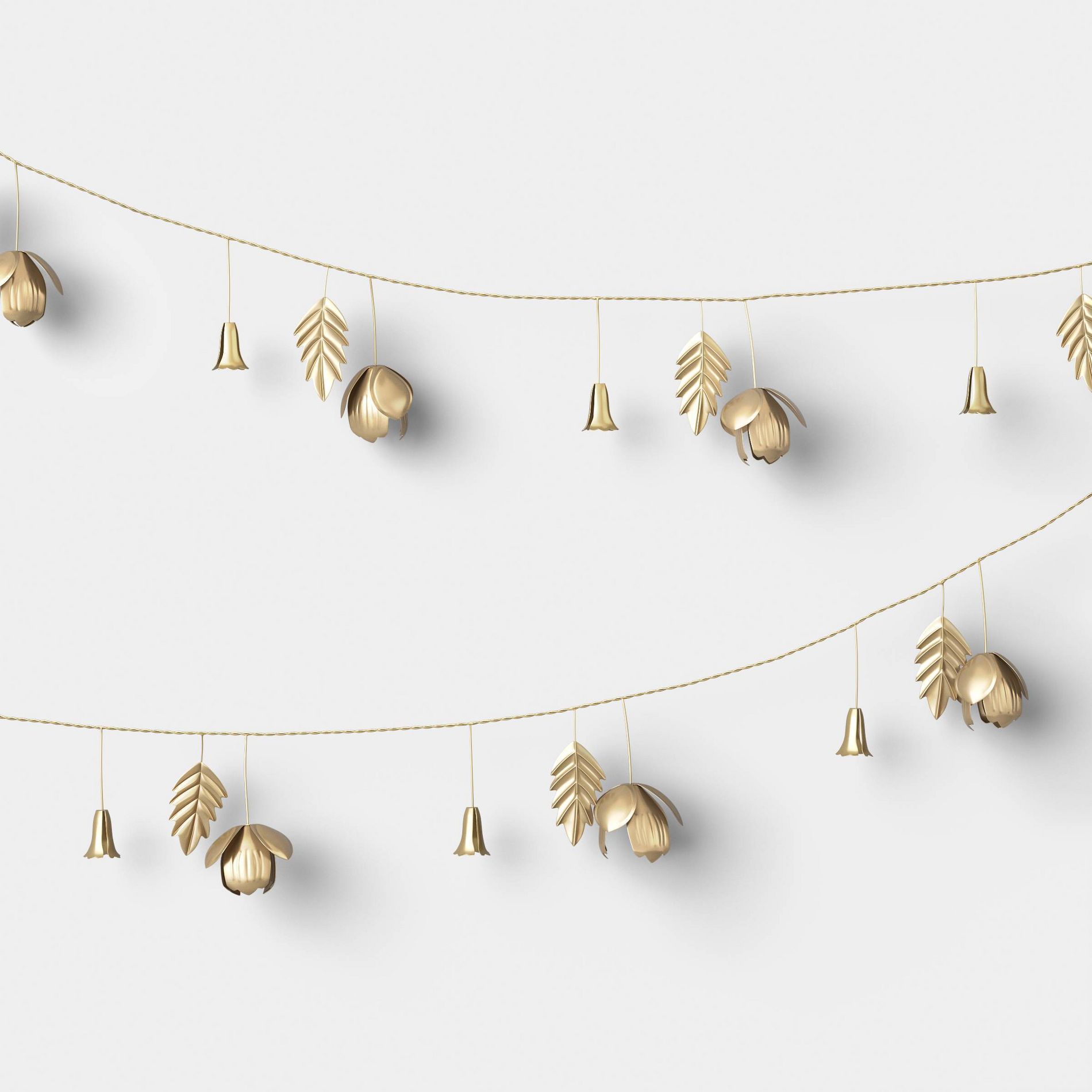 Easter Gold Metal Botanical Garland - Threshold™