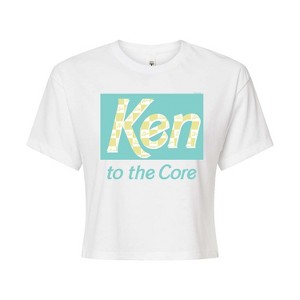 Women's - Barbie - Ken to the Core Cropped Graphic T-Shirt - 1 of 4