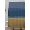 Orara Studio Modern Christmas Shower Curtain Blue/Brown - Deny Designs - 2 of 4