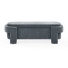 CAVINAS Linen Blanket Storage Chest Modern Storage Stool Large Storage Entryway Bench for Bedroom, Living Room - 4 of 4