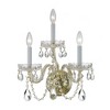 Crystorama Lighting Traditional Crystal 3 - Light Sconce in  Polished Brass - 2 of 4