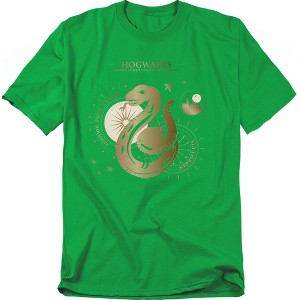 Harry Potter Ambition Pride Cunning Slytherin Adult T-Shirt - 1 of 4